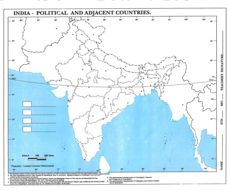 Political map of india stationerydukan