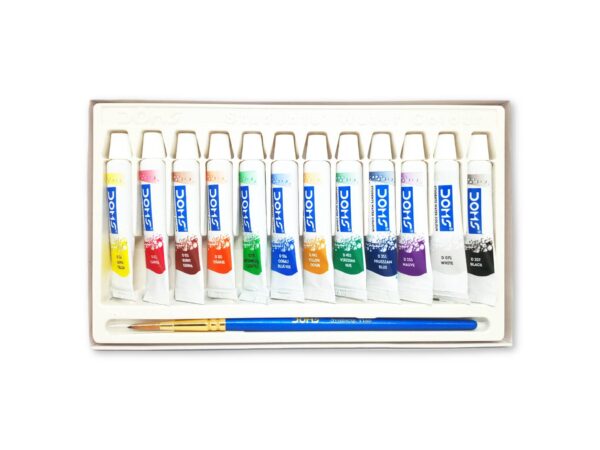 Doms Water Colour Tubes 12 Shades Inner