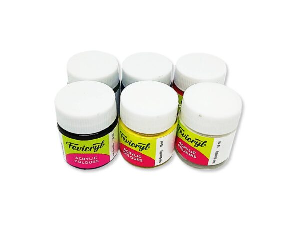 Fevicryl Fabric Colour Pack of 6 Inner