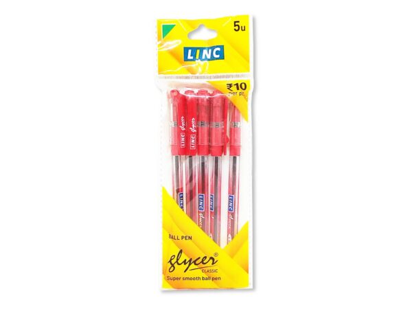 Linc Glycer Ball Pen Red Pack