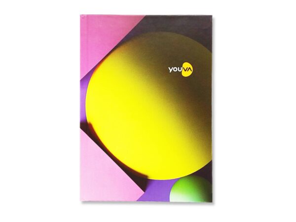 Youva Diary A6 160 Pages Yellow Purple 1