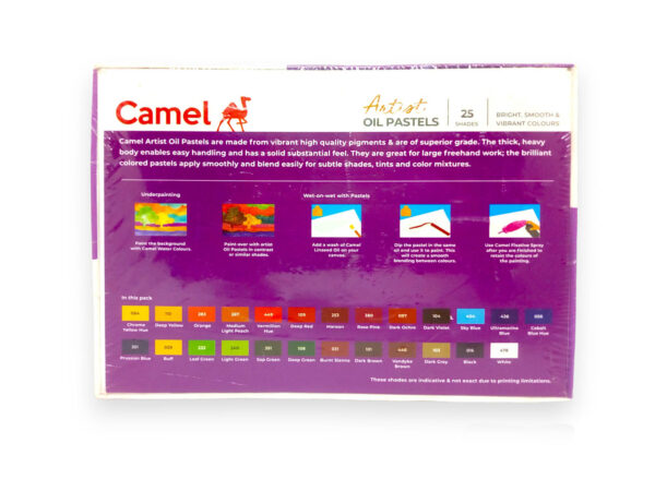 Camel Artist Oil Pastels 25 Shades 2